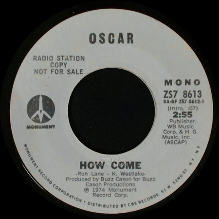 Oscar - How Come / How Come side A