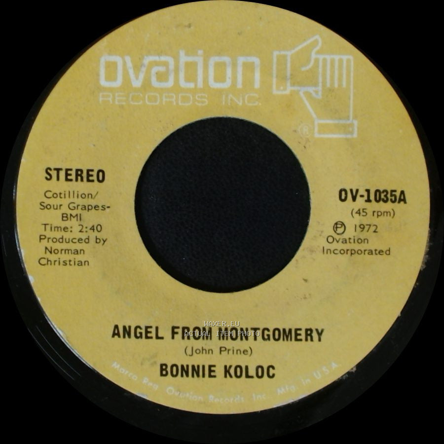 Bonnie Koloc - Angel From Montgomery / Rainy Day Lady side A