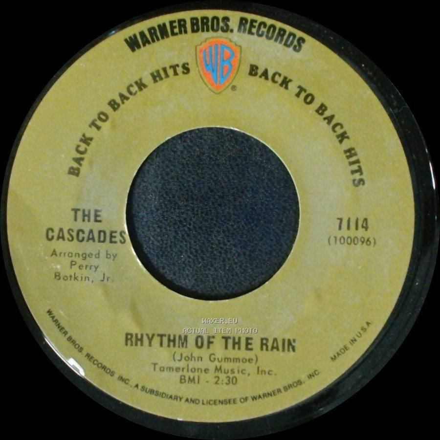 The Cascades - Rhythm Of The Rain / The Last Leaf side A