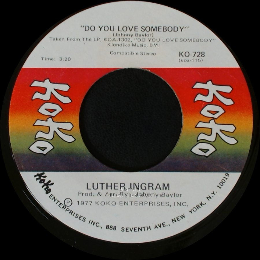Luther Ingram - Do You Love Somebody / How I Miss My Baby side A