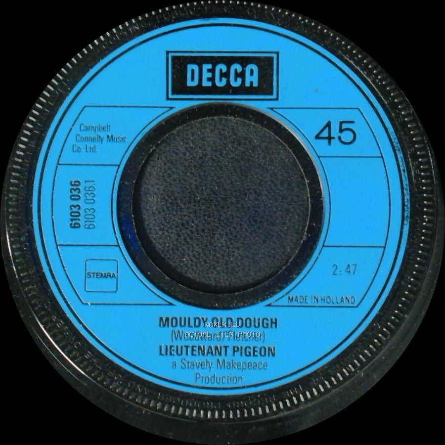 Lieutenant Pigeon - The Villain / Mouldy Old Dough side A