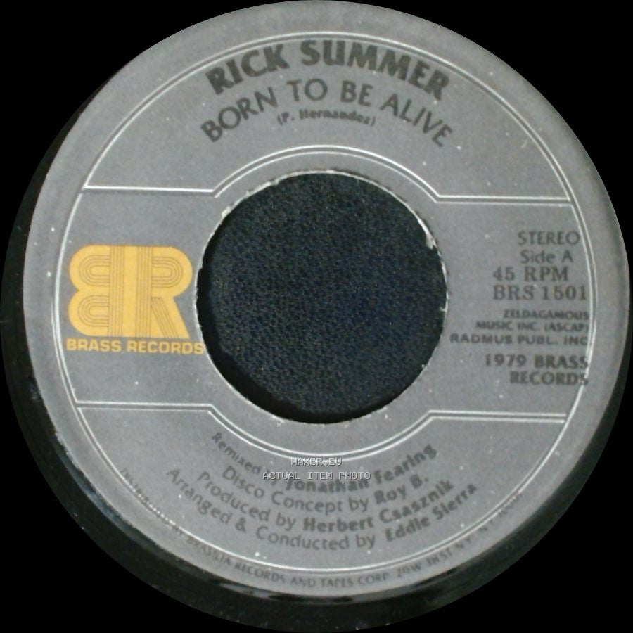 Rick Summer - Born To Be Alive / Shake It Up (We're Gonna Boogie) side A