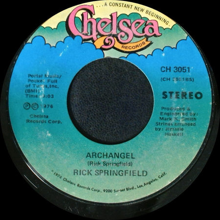 Rick Springfield - Take A Hand / Archangel side B