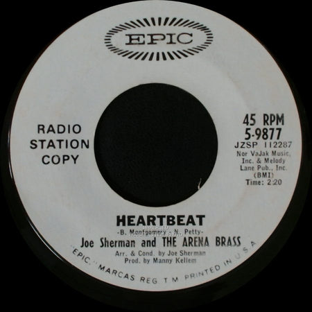 Joe Sherman And The Arena Brass - Feeling Good / Heartbeat side B