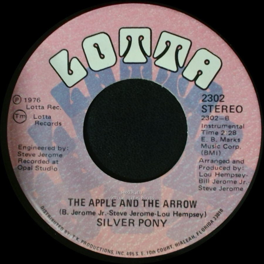 Silver Pony - The Apple And The Arrow / The Lonely Ranger side A