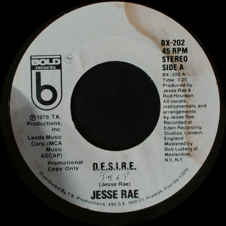 Jesse Rae - D.E.S.I.R.E. / D.E.S.I.R.E. side A