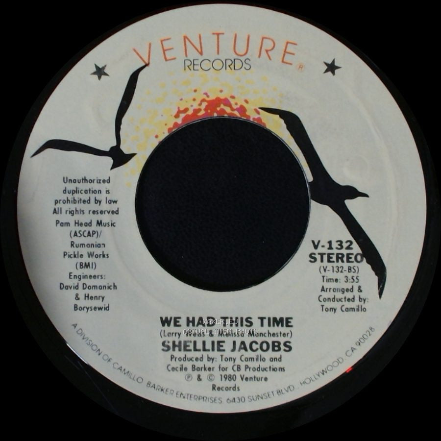 Shellie Jacobs - We Had This Time / I Get High (On Your Memory) side A