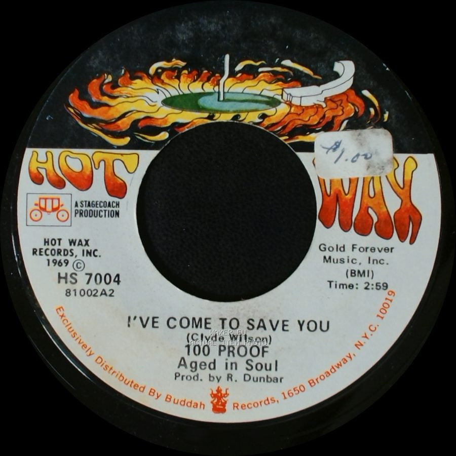 100 Proof Aged In Soul / 100 Proof - I've Come To Save You / Somebody's Been Sleeping side A