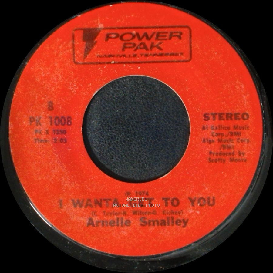 Arnelle Smalley - The Night The Lights Went Out In Georgia / I Wanta Get To You side B