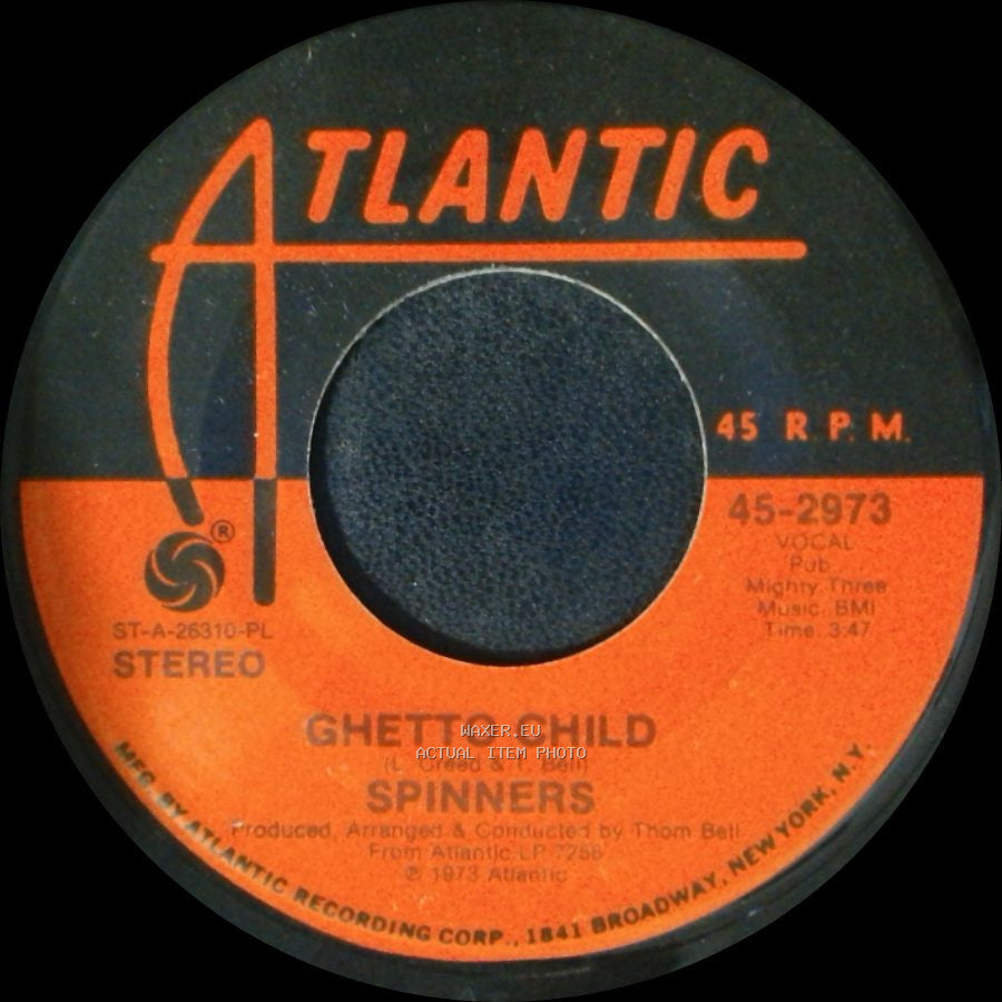 Spinners - We Belong Together / Ghetto Child side B