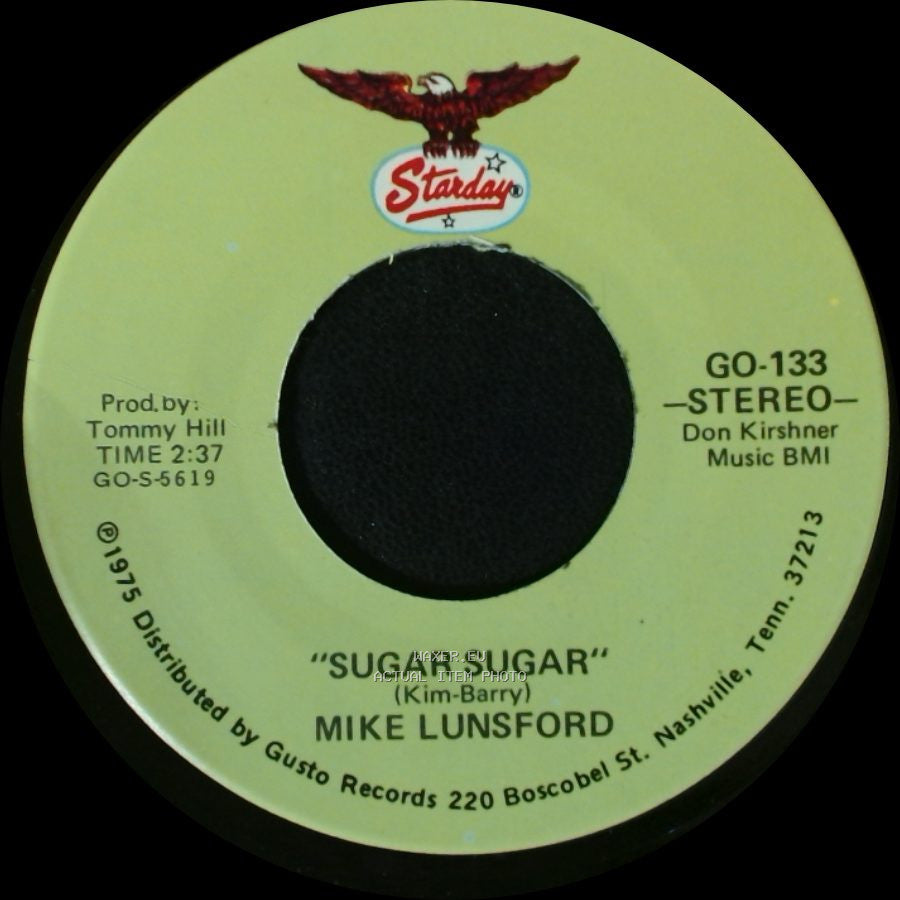 Mike Lunsford - Mumbled Round, Fumbled Round / Sugar Sugar side B