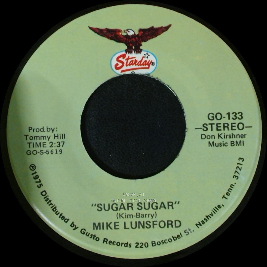 Mike Lunsford - Mumbled Round, Fumbled Round / Sugar Sugar side B