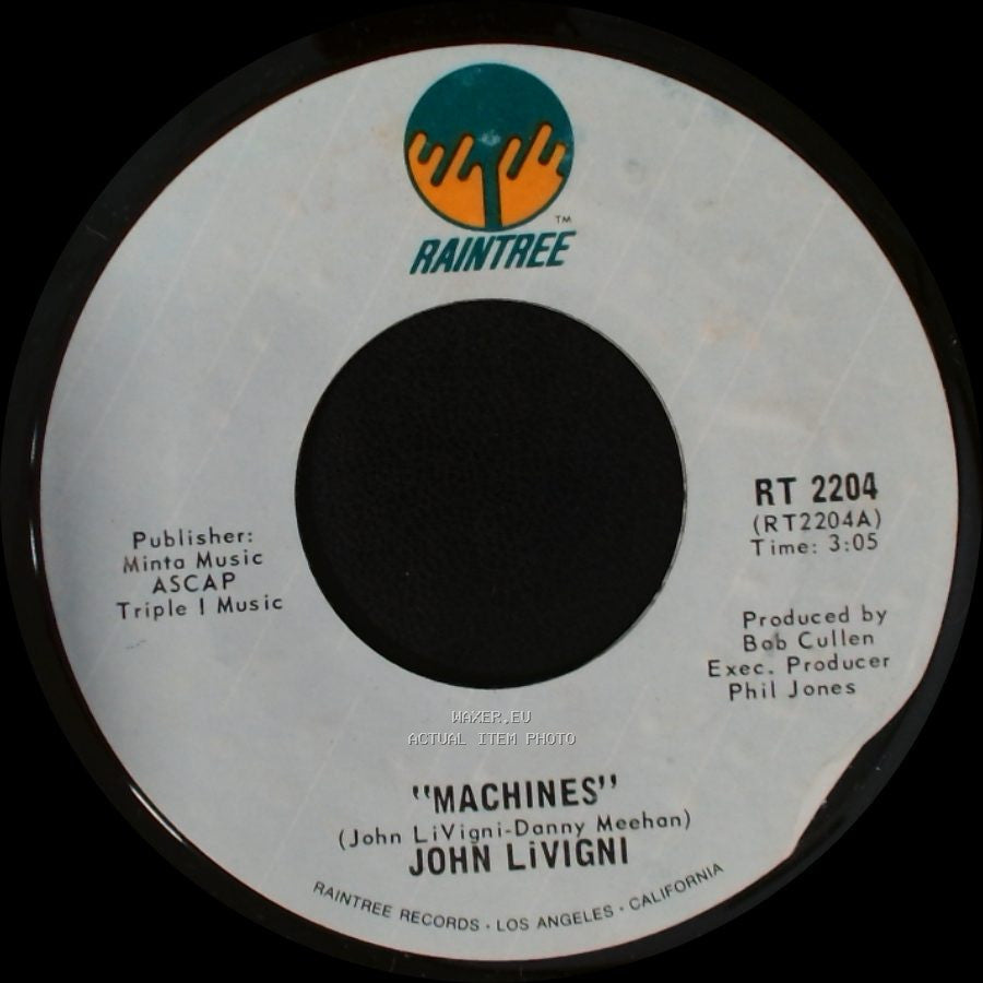 John Livigni - Driving Back To You / Machines side B
