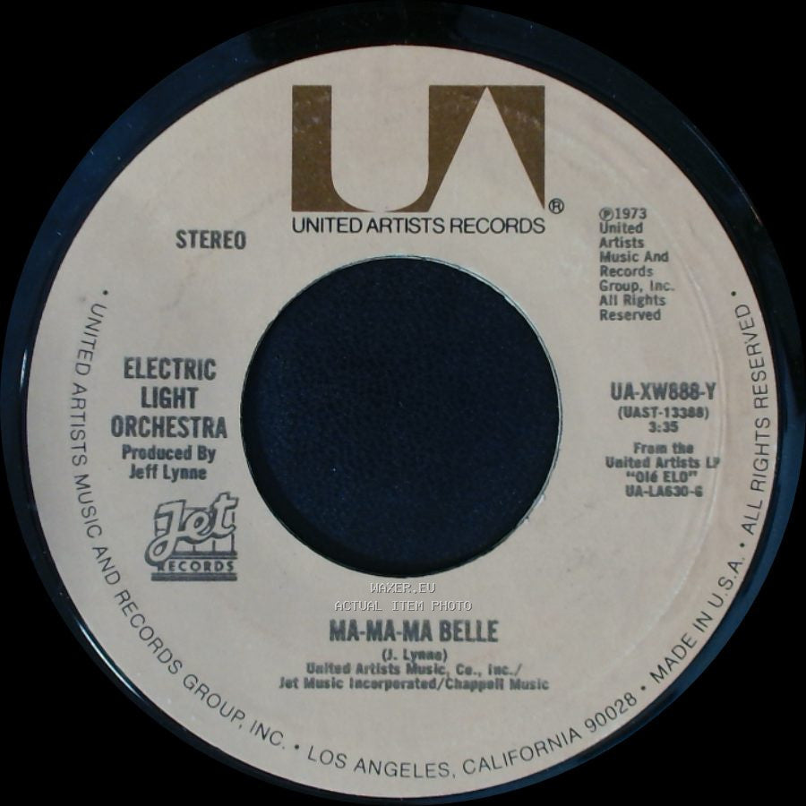 Electric Light Orchestra - Ma-Ma-Ma Belle / Livin' Thing side B
