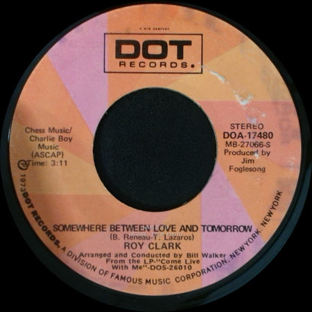 Roy Clark - I'll Paint You A Song / Somewhere Between Love And Tomorrow side B