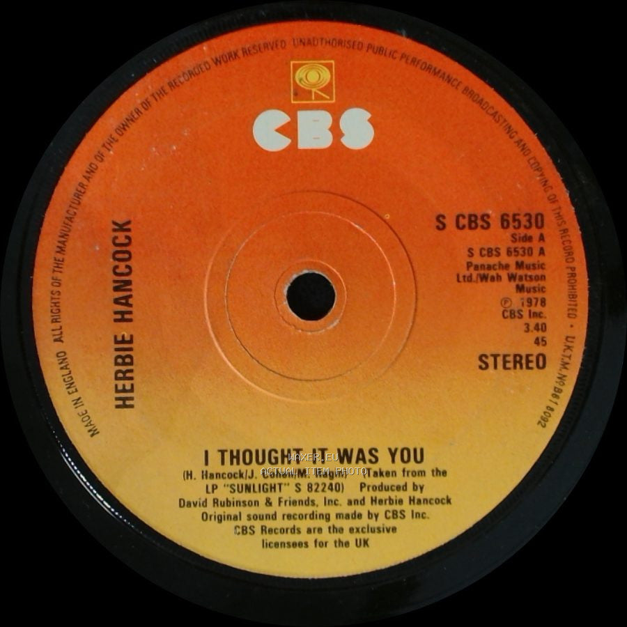 Herbie Hancock - I Thought It Was You / No Means Yes side A