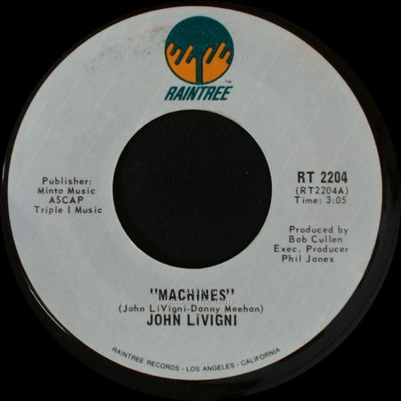 John Livigni - Driving Back To You / Machines side B