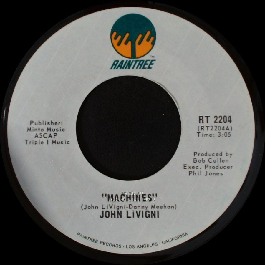 John Livigni - Driving Back To You / Machines side B
