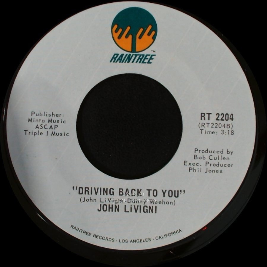 John Livigni - Driving Back To You / Machines side A