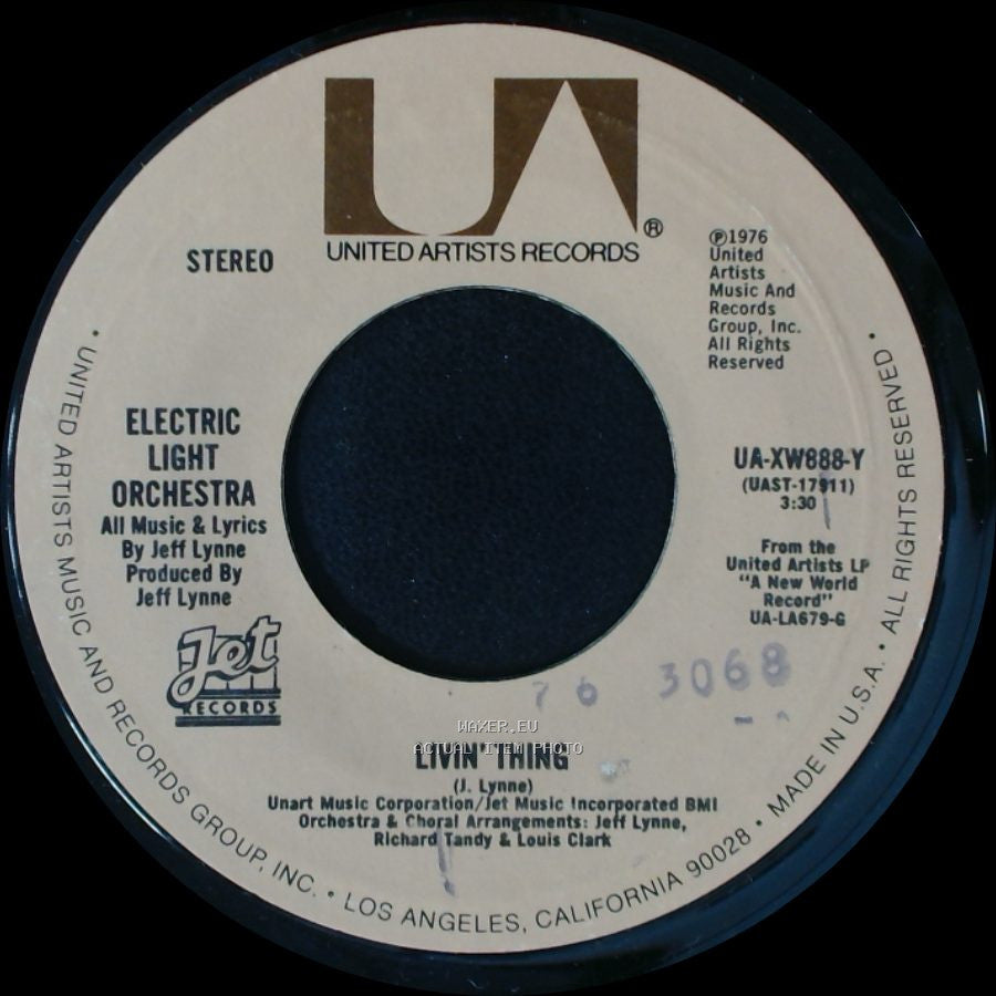Electric Light Orchestra - Ma-Ma-Ma Belle / Livin' Thing side A