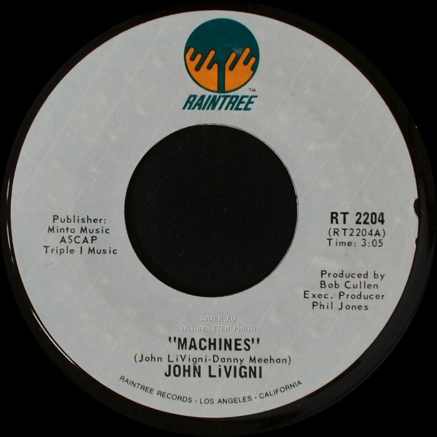 John Livigni - Driving Back To You / Machines side B