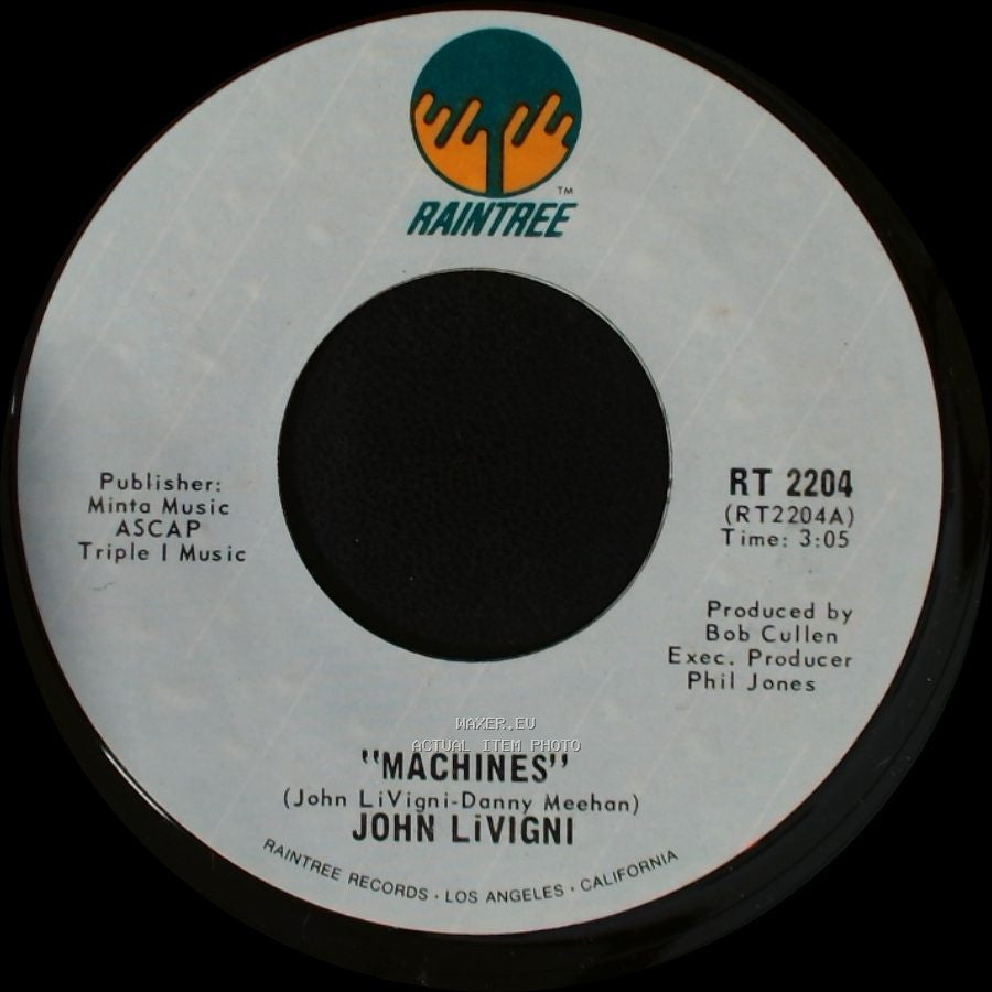 John Livigni - Driving Back To You / Machines side A