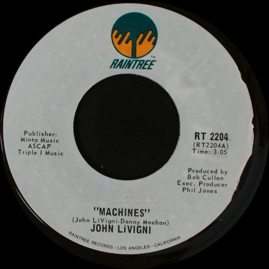 John Livigni - Driving Back To You / Machines side A