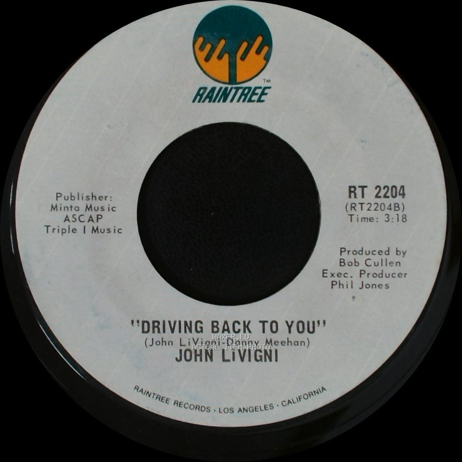 John Livigni - Driving Back To You / Machines side B
