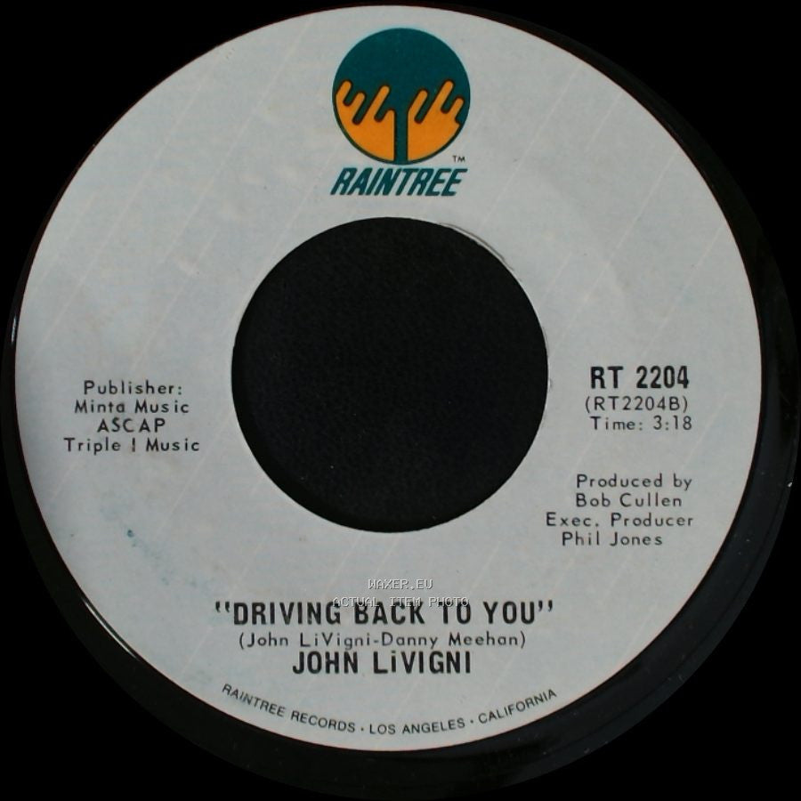 John Livigni - Driving Back To You / Machines side A