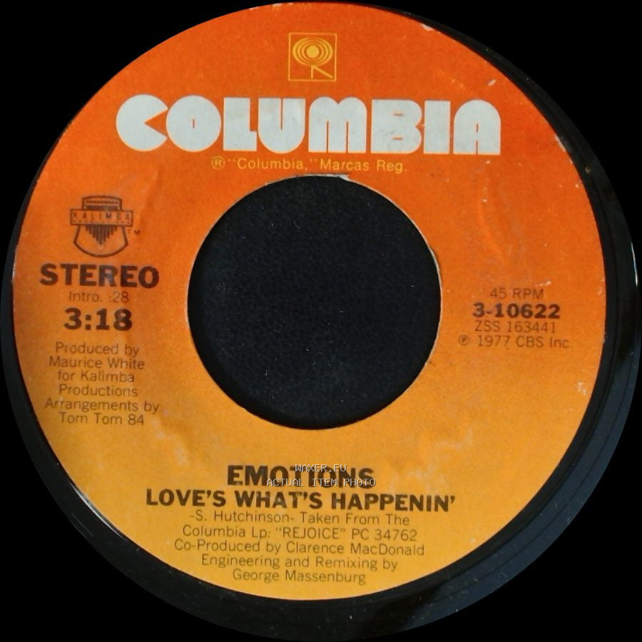 Emotions - Don't Ask My Neighbors / Love's What's Happenin' side B