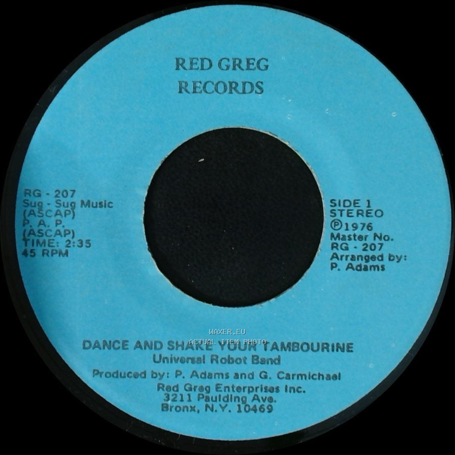 Universal Robot Band - Dance And Shake Your Tambourine / Dance And Shake Your Tambourine side A