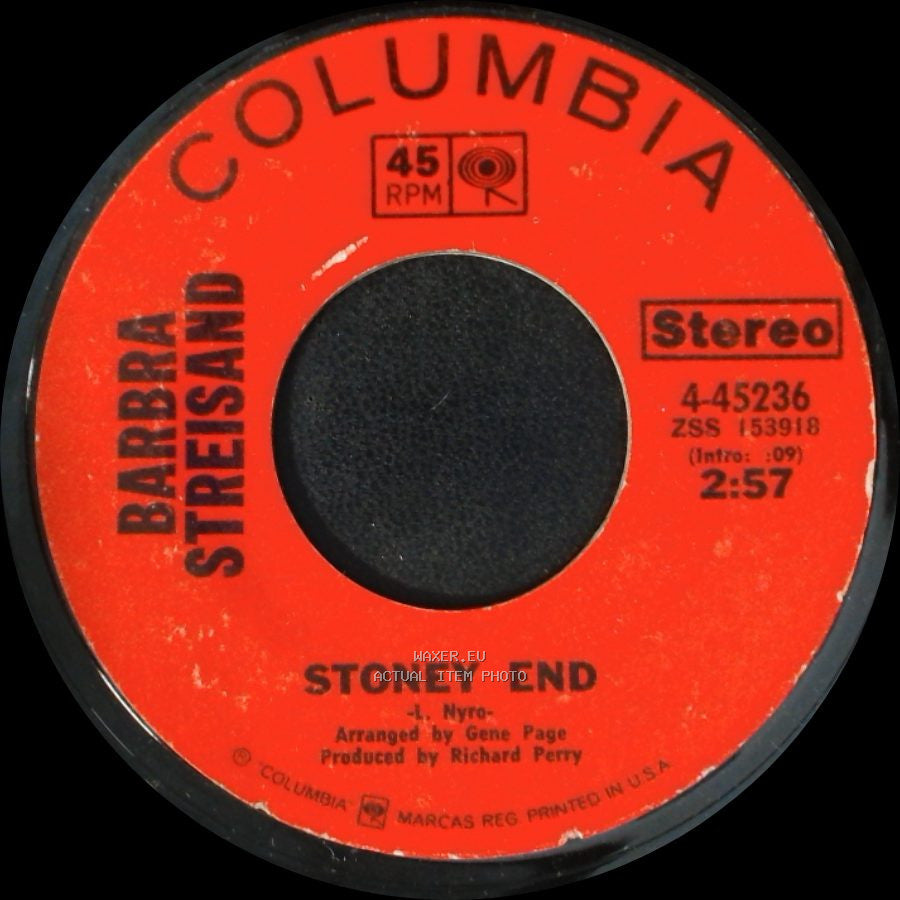 Barbra Streisand - I'll Be Home / Stoney End side B