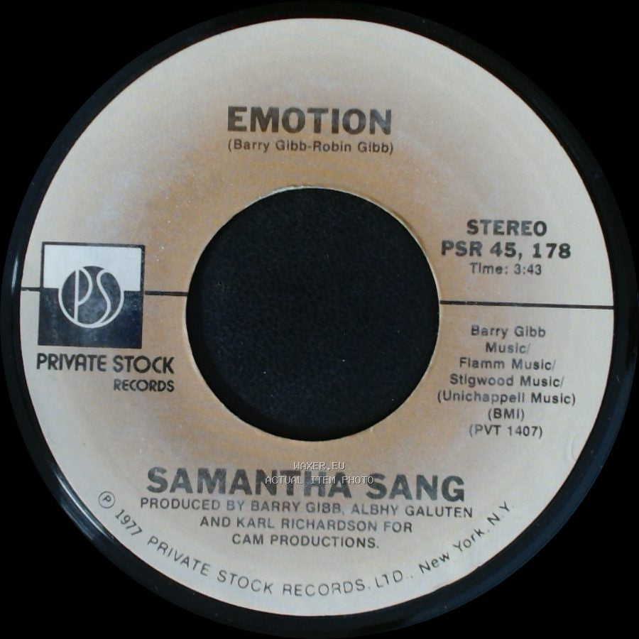 Samantha Sang - When Love Is Gone / Emotion side B