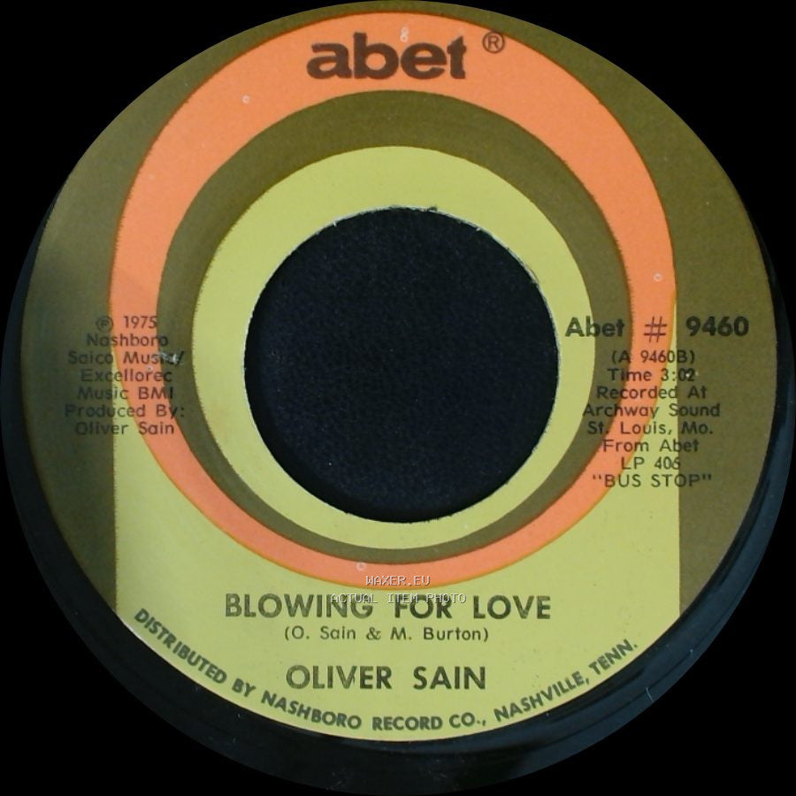 Oliver Sain - London Express / Blowing For Love side B