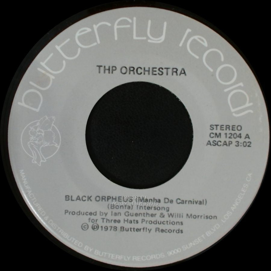 Thp Orchestra - Black Orpheus (Manha De Carnival) / Crazy, Crazy side A