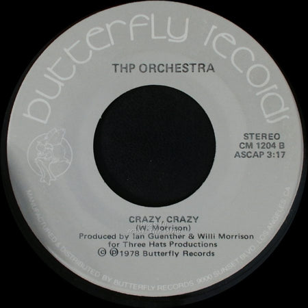 Thp Orchestra - Black Orpheus (Manha De Carnival) / Crazy, Crazy side B