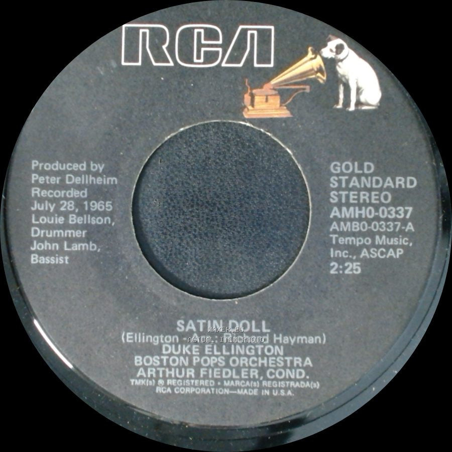 Duke Ellington Boston Pops Orchestra Arthur Fiedler, Cond. / Duke Ellington And His Orchestra - Satin Doll / Sophisticated Lady side A
