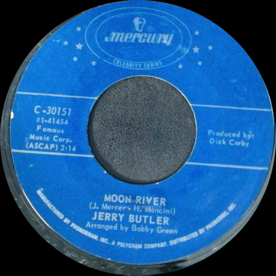 Jerry Butler - Moon River / For Your Precious Love side A