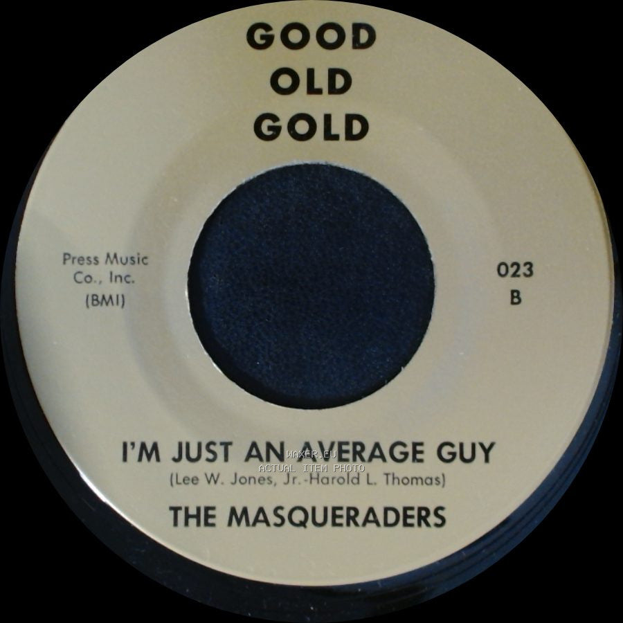 The Masqueraders / Carol Hughes - I'm Just An Average Guy / Let's Stay Together Again side A