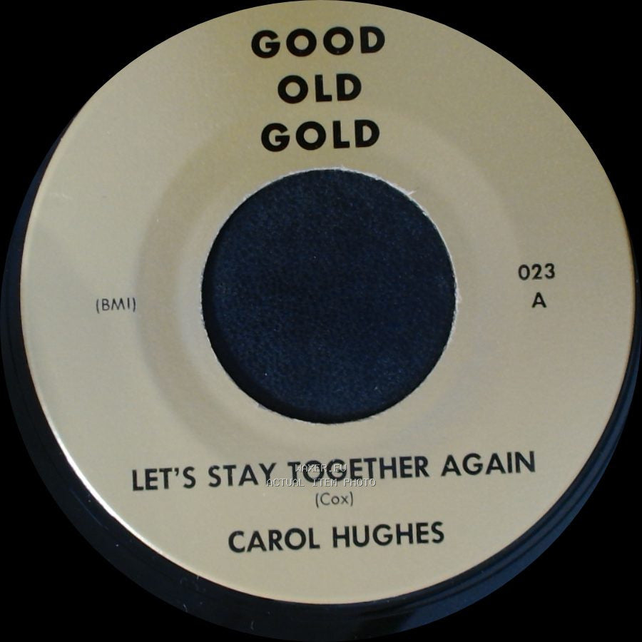 The Masqueraders / Carol Hughes - I'm Just An Average Guy / Let's Stay Together Again side B