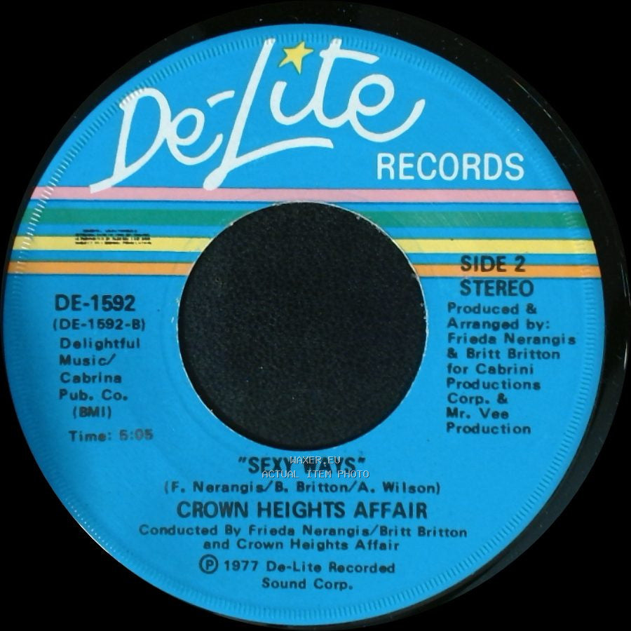 Crown Heights Affair - Do It The French Way / Sexy Ways side B