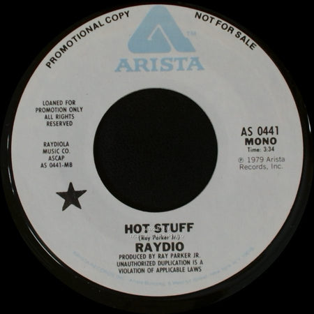 Raydio - Hot Stuff / Hot Stuff side A