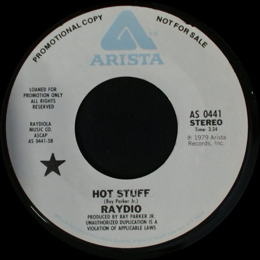 Raydio - Hot Stuff / Hot Stuff side B