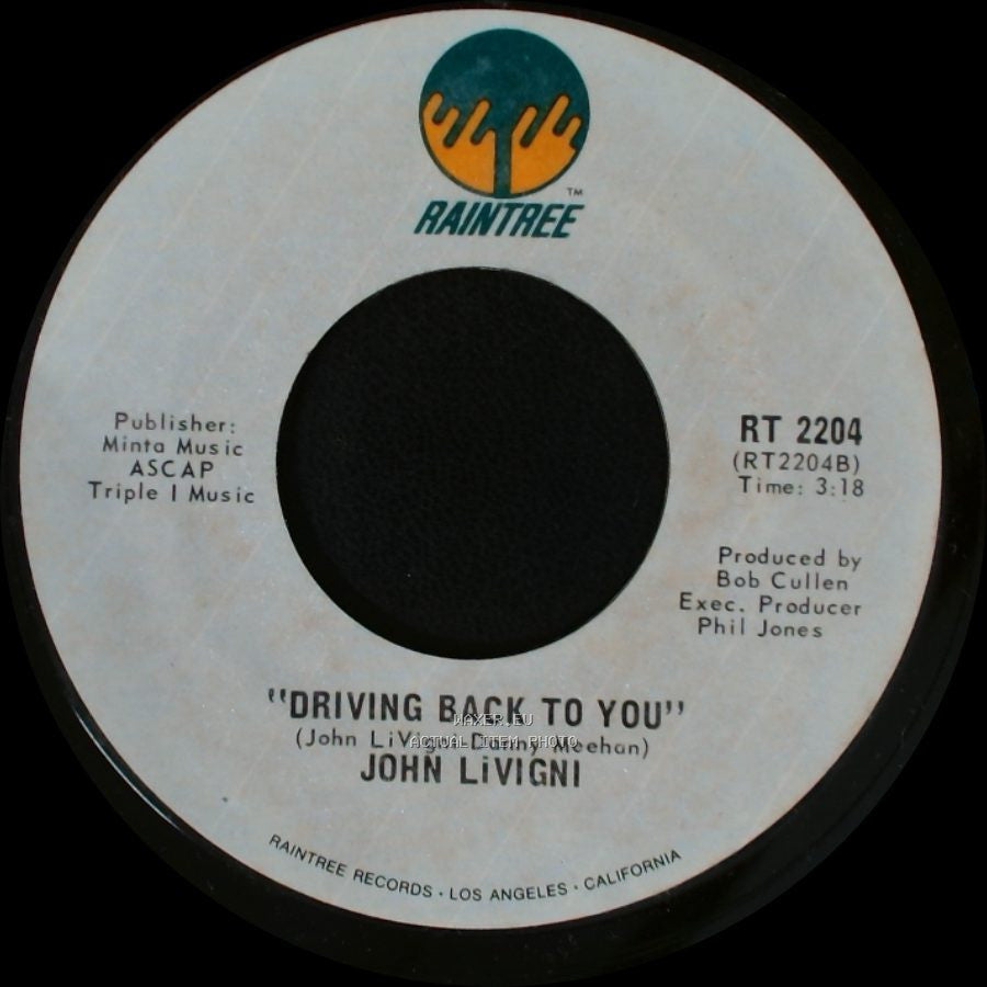 John Livigni - Driving Back To You / Machines side A