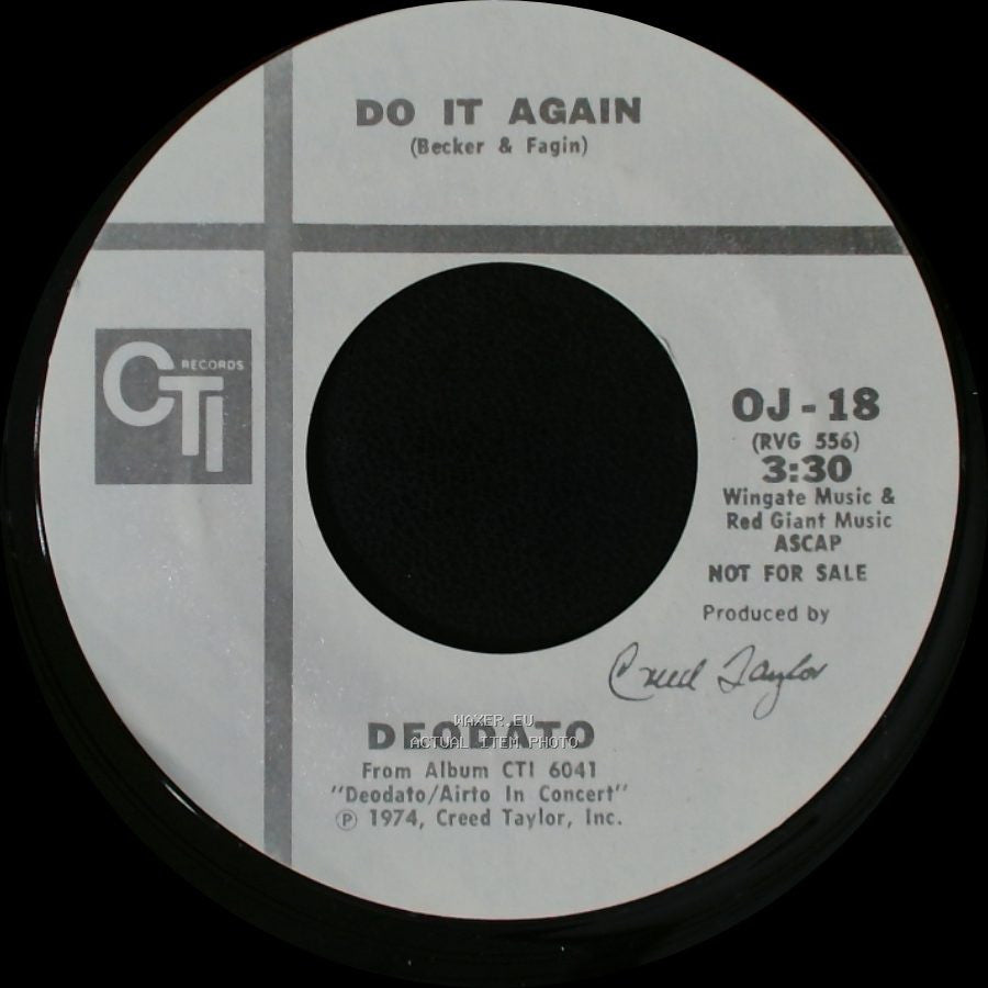 Deodato - Do It Again / Do It Again side B
