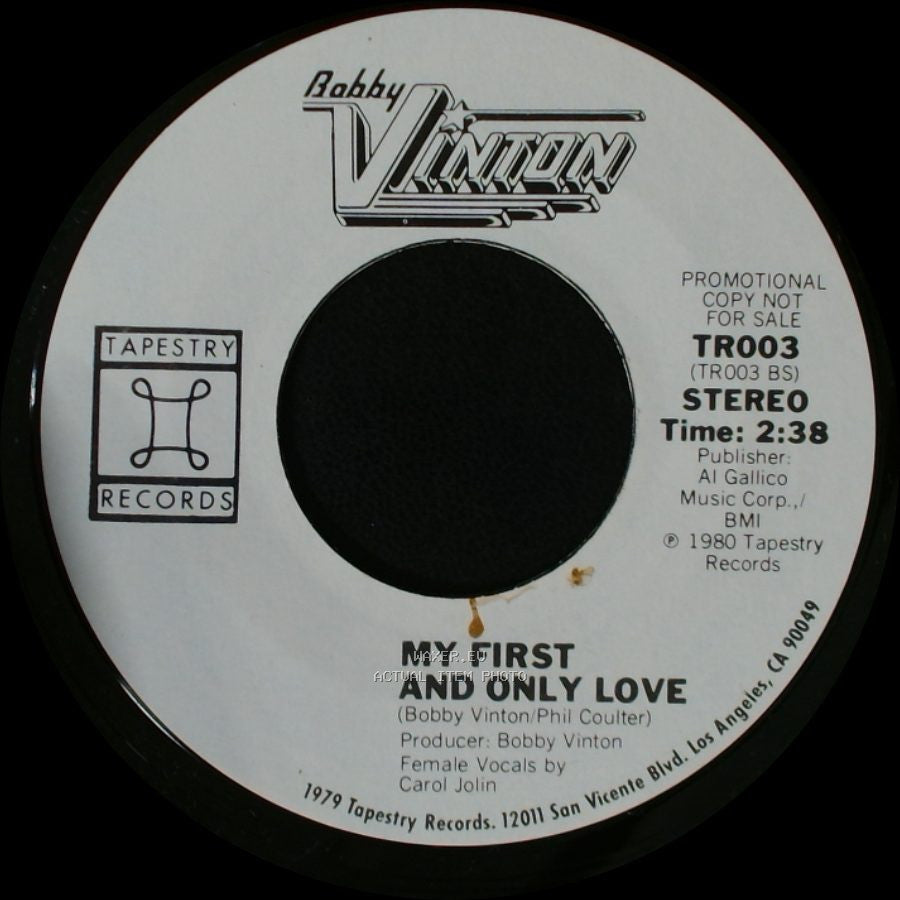 Bobby Vinton - My First And Only Love / My First And Only Love side A