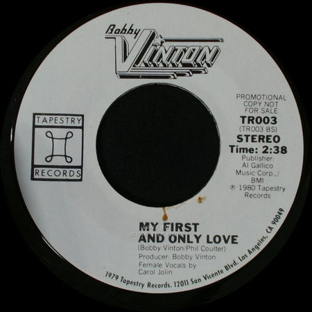 Bobby Vinton - My First And Only Love / My First And Only Love side A