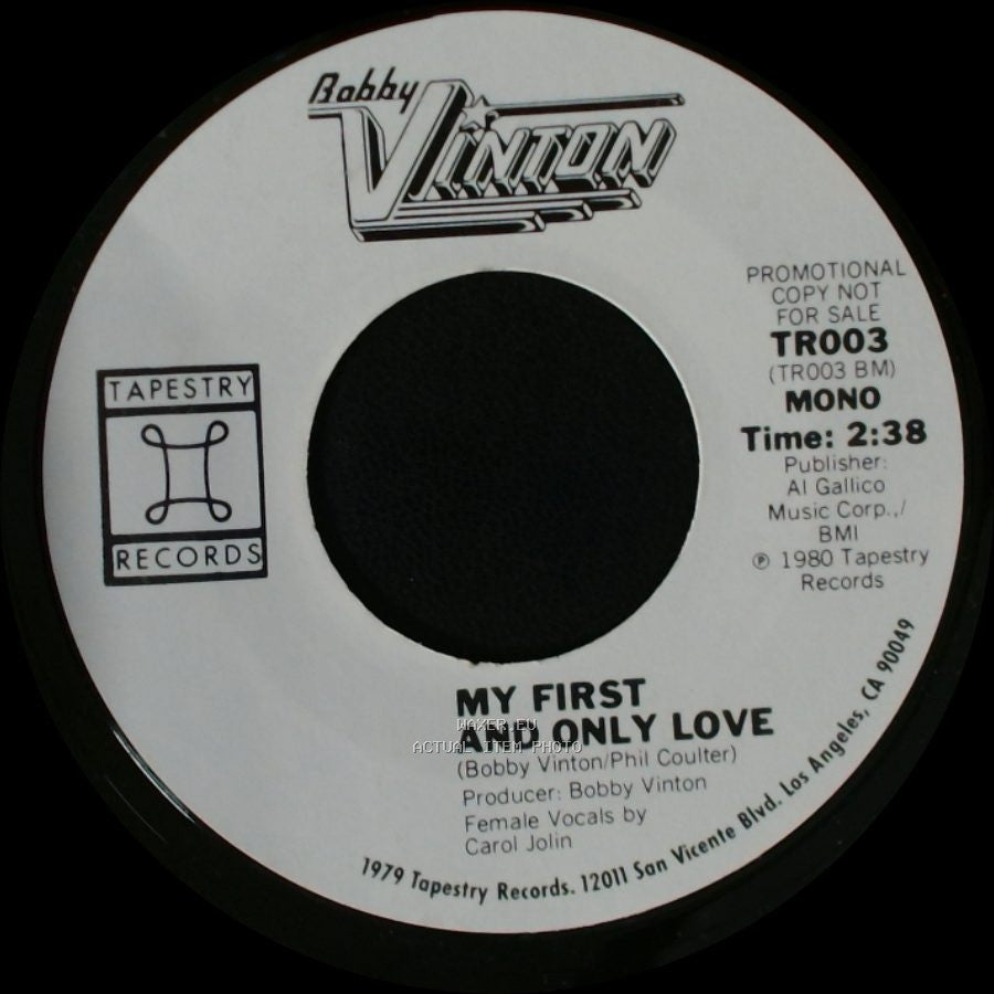 Bobby Vinton - My First And Only Love / My First And Only Love side B