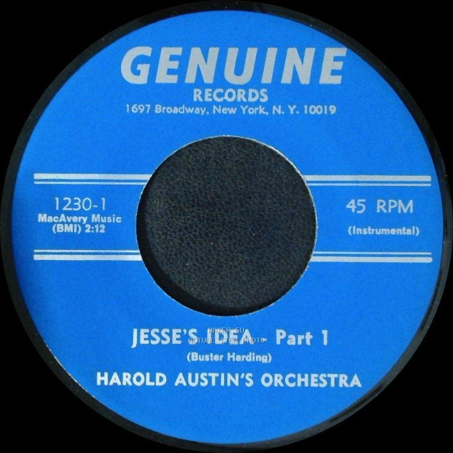 Harold Austin's Orchestra - Jesse's Idea - Part 1 / Jesse's Idea - Part 2 side A