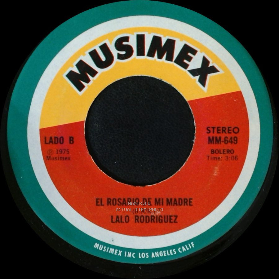 Lalo Rodriguez - Un Rato Mas / El Rosario De Mi Madre side B